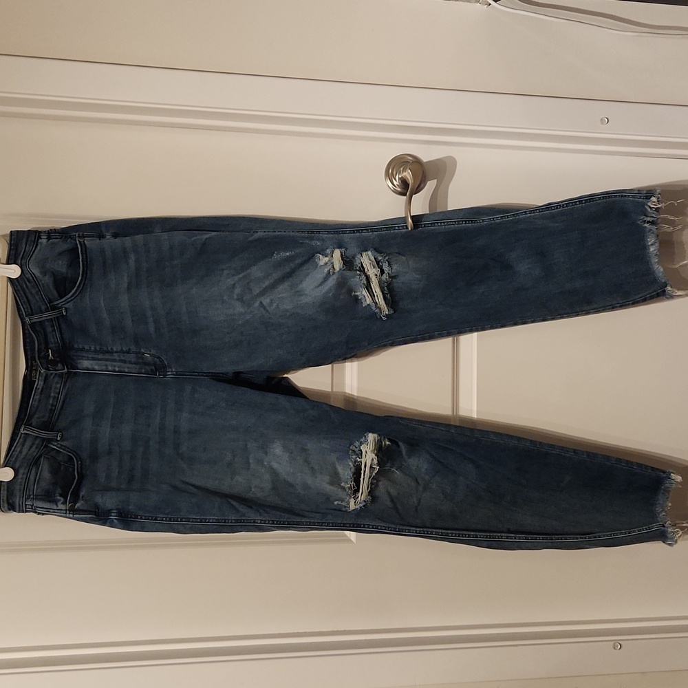 Judy Blue Womens Straight Fit High Rise Stretch Jeans